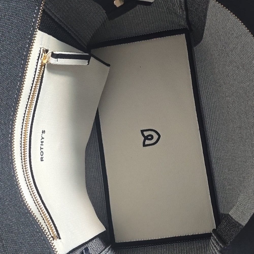 Rothy's The Handbag In Gray/Black - Picture 6 of 11